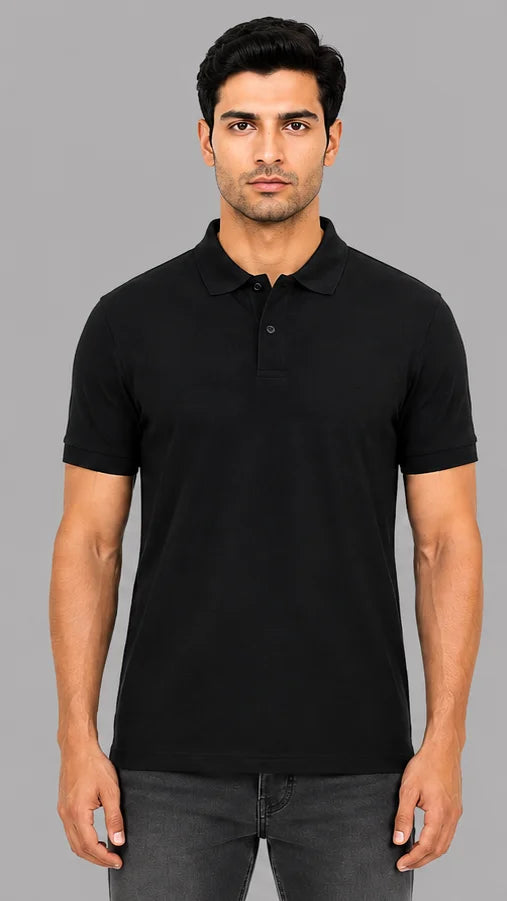 Black Polo T-shirt