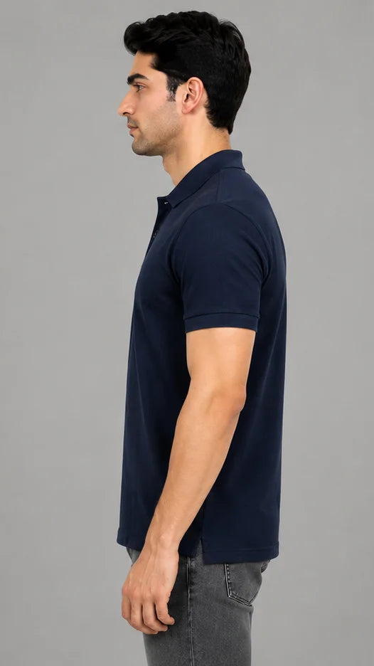 Navy Blue Polo T-shirt