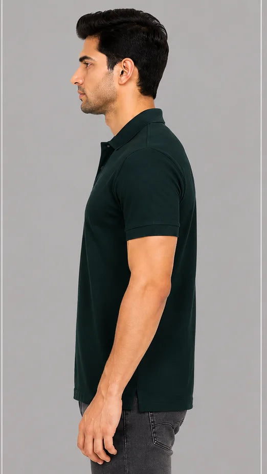 Hunter Green Polo T-shirt