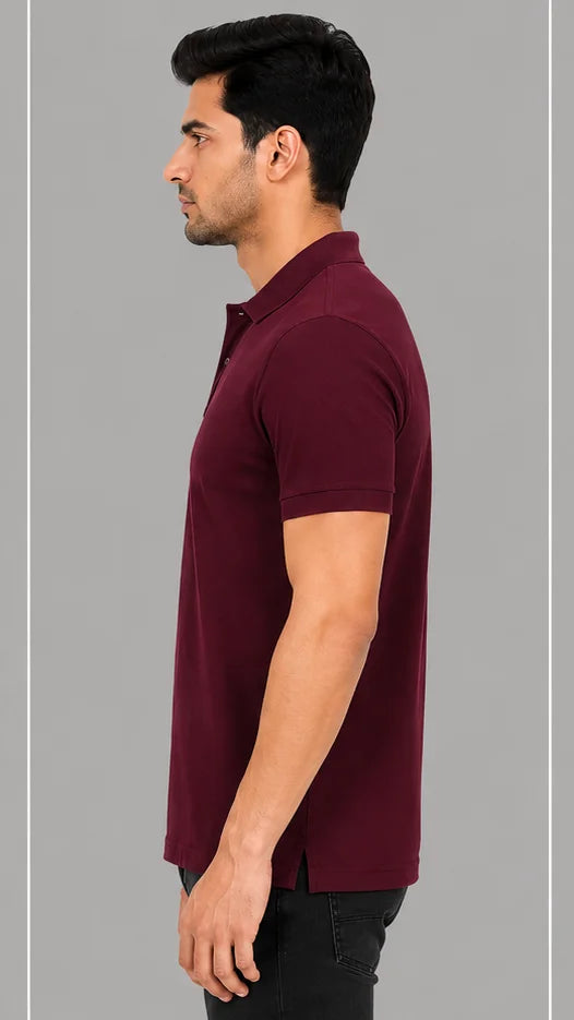 Maroon Polo T-shirt