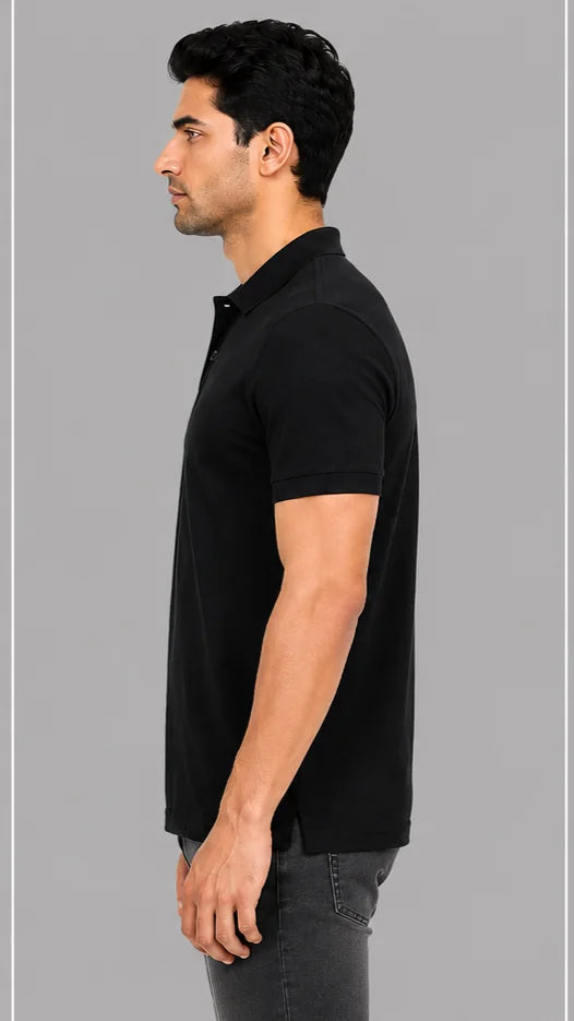 Black Polo T-shirt