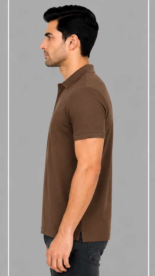 Beige Polo T-shirt