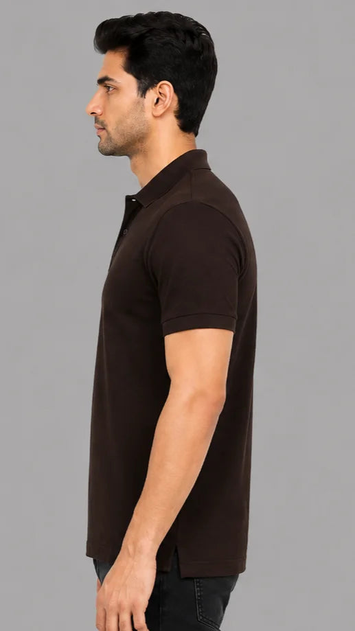 Brown Polo T-shirt