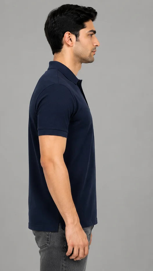 Navy Blue Polo T-shirt