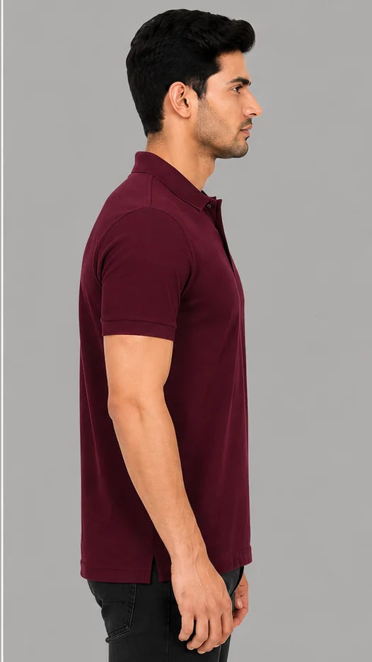 Maroon Polo T-shirt