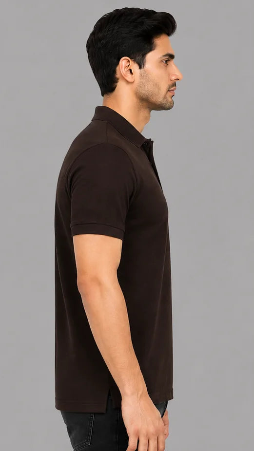 Brown Polo T-shirt