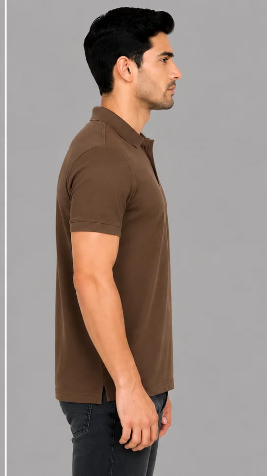 Beige Polo T-shirt