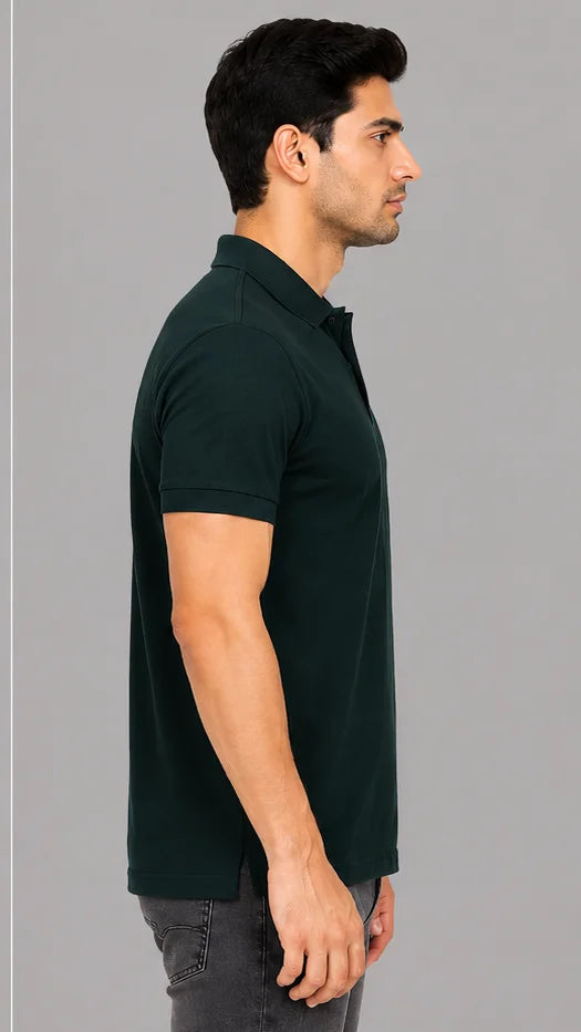 Hunter Green Polo T-shirt