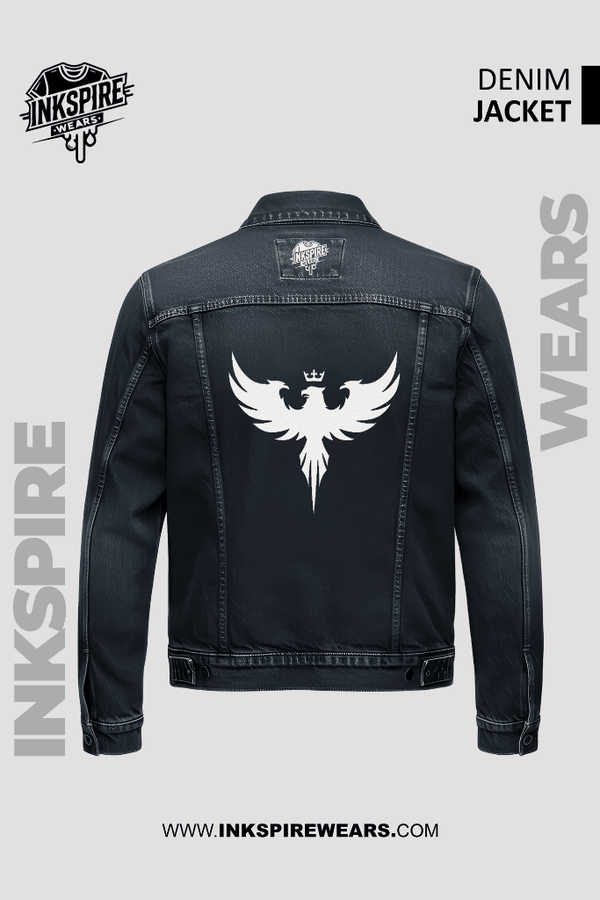 Crowned Hawk Denim Jacket
