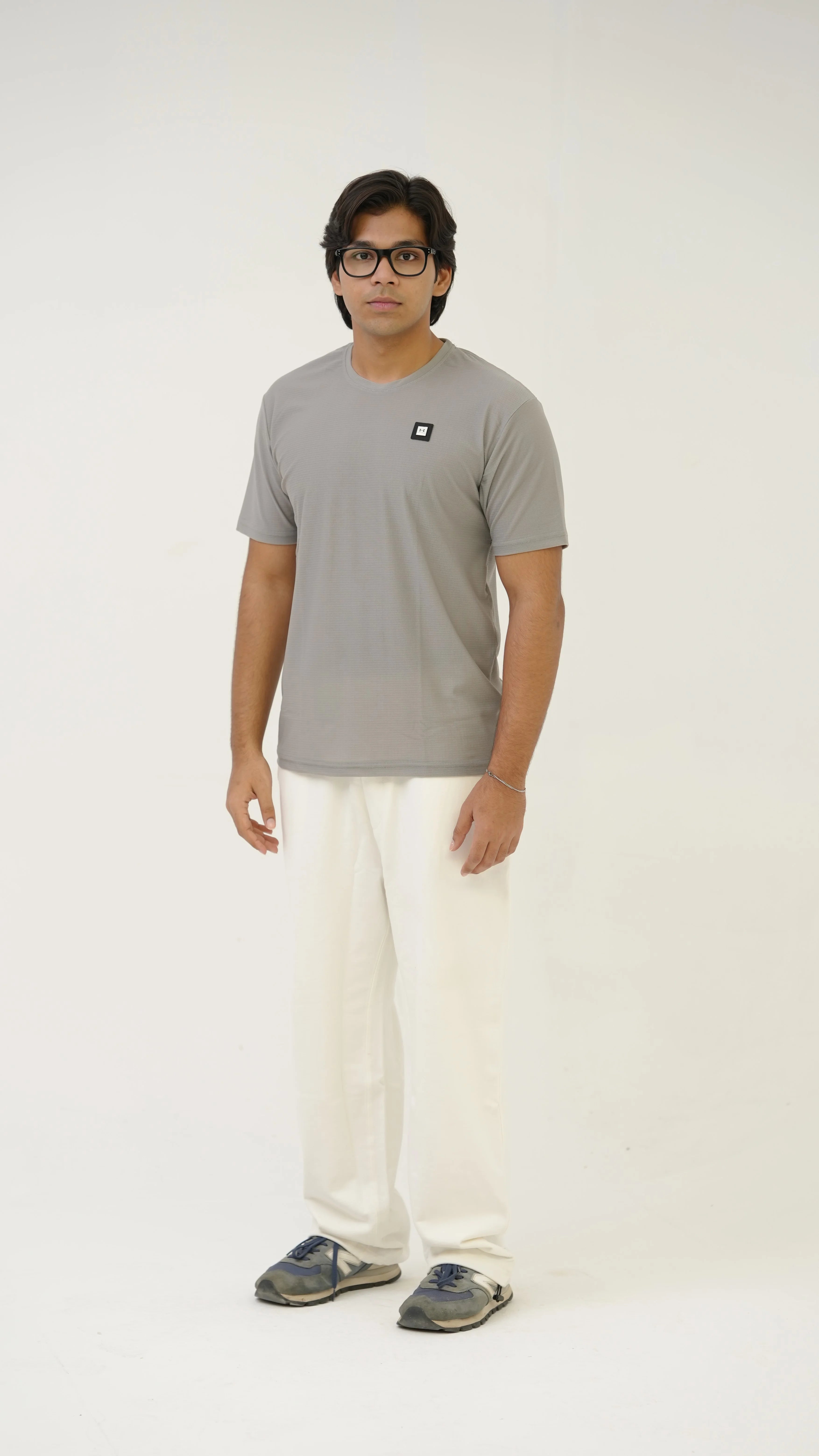 Under Armour - Core Motion Dry Fit Tee - Ash Grey