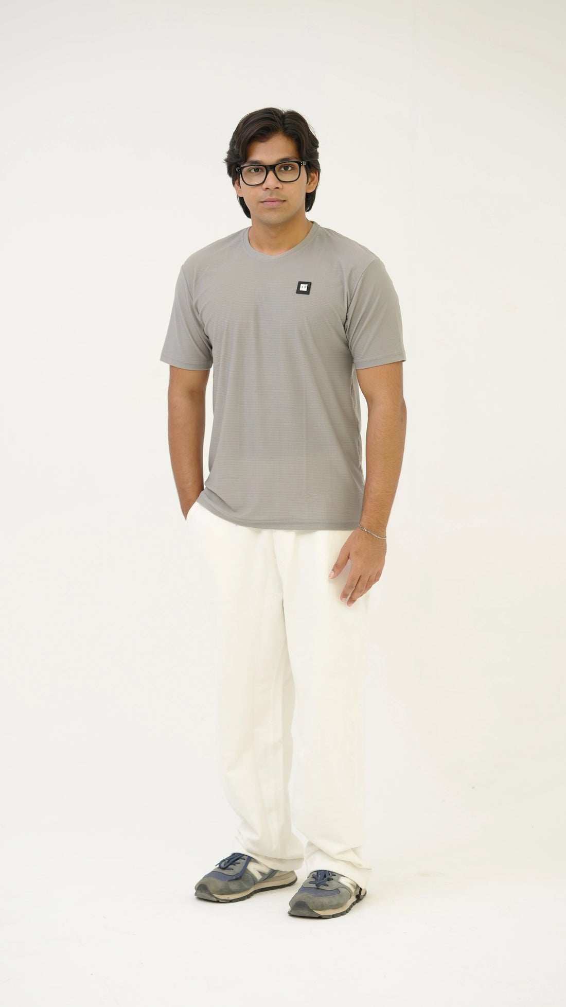 Under Armour - Core Motion Dry Fit Tee - Ash Grey