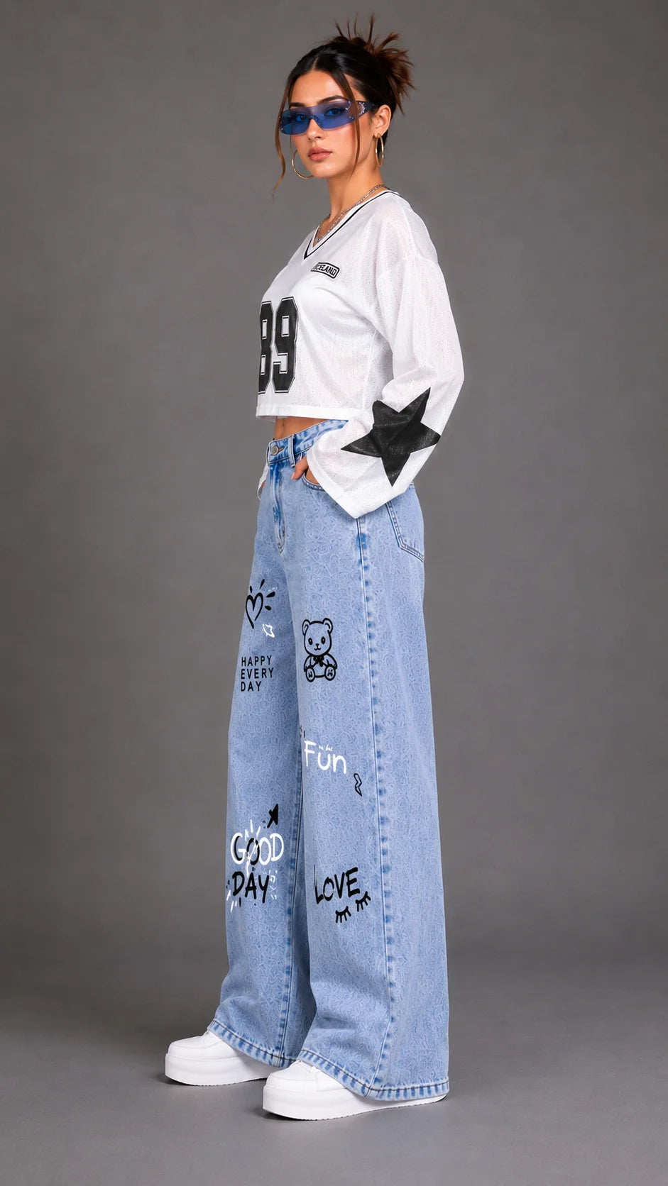 Urban Doodle Vibes Jeans