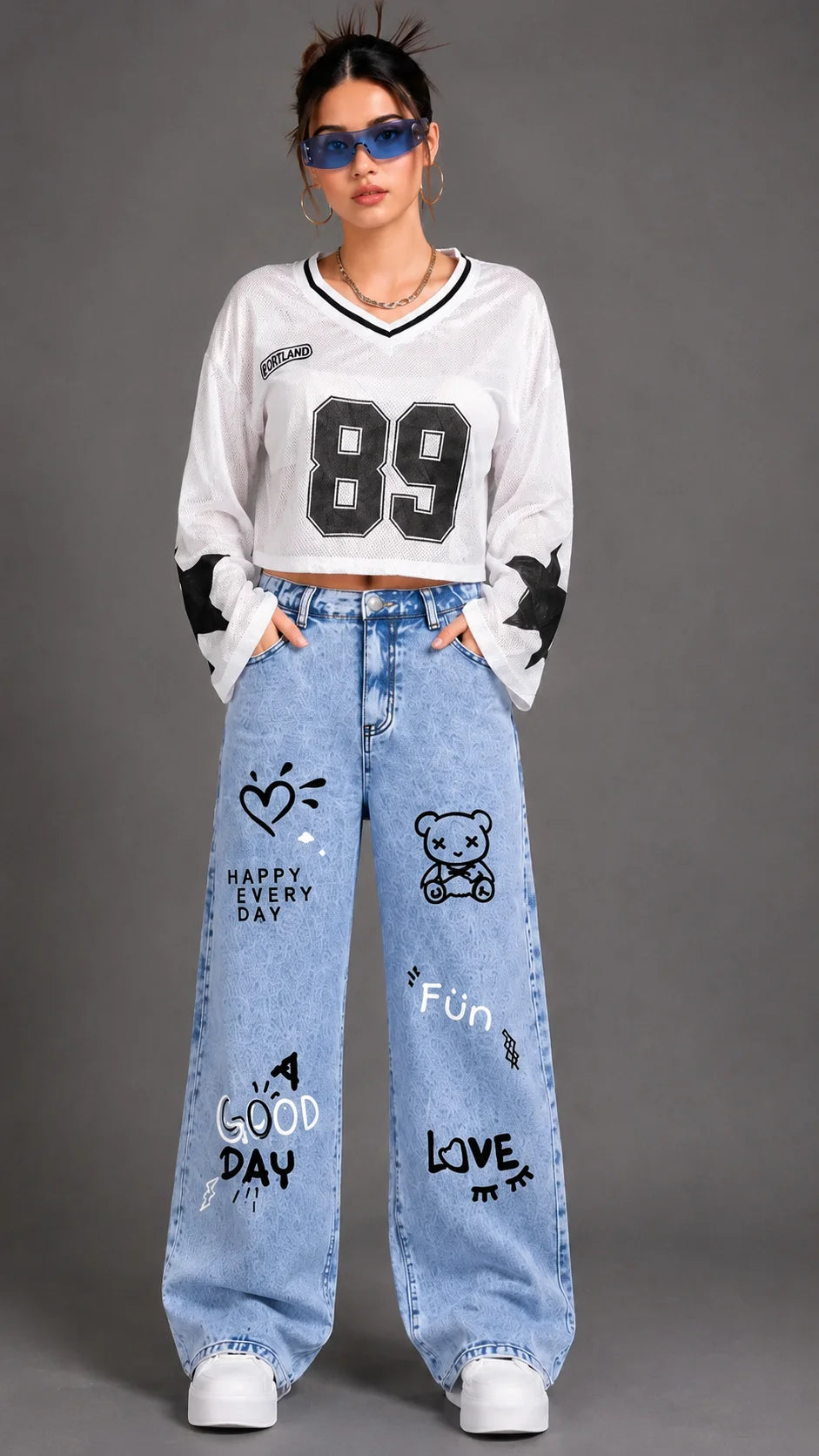 Urban Doodle Vibes Jeans