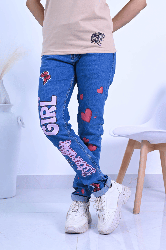 Just The Girl Denim Jeans Inkspire Wears