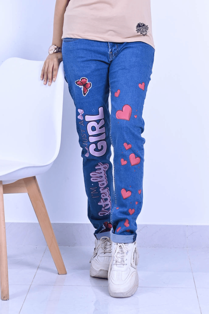 Just The Girl Denim Jeans Inkspire Wears